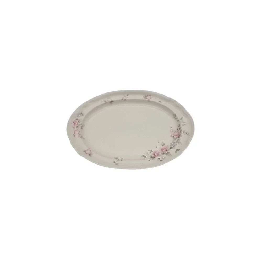 Pfaltzgraff Tea Rose Oval Serving Platter 14.5